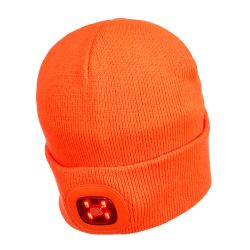 Bonnet Beanie double LED rechargeable