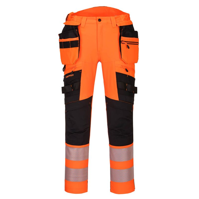 Pantalon DX4 haute-Visibilité poches flottantes démontables