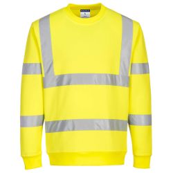 SWEAT SHIRT ECO HAUTE VISIB 100% polyester,190T