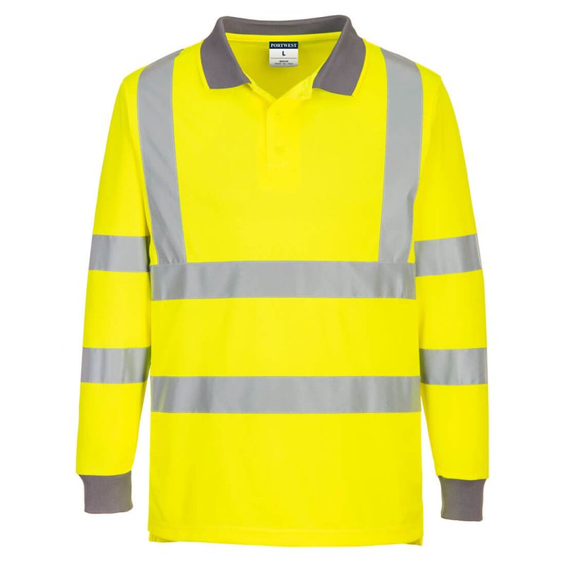 POLO ECO HAUTE VISIBILITÉ L/S 100% Acrylique,tricot 1 gr/m² POLO ECO HAUTE VISIBILITÉ L/S 100% Acrylique,tricot 1 gr/m²