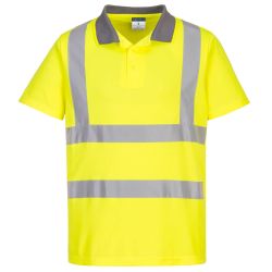 POLO ECO HAUTE VISIBILITÉ 100% poly oxford 300D end PU