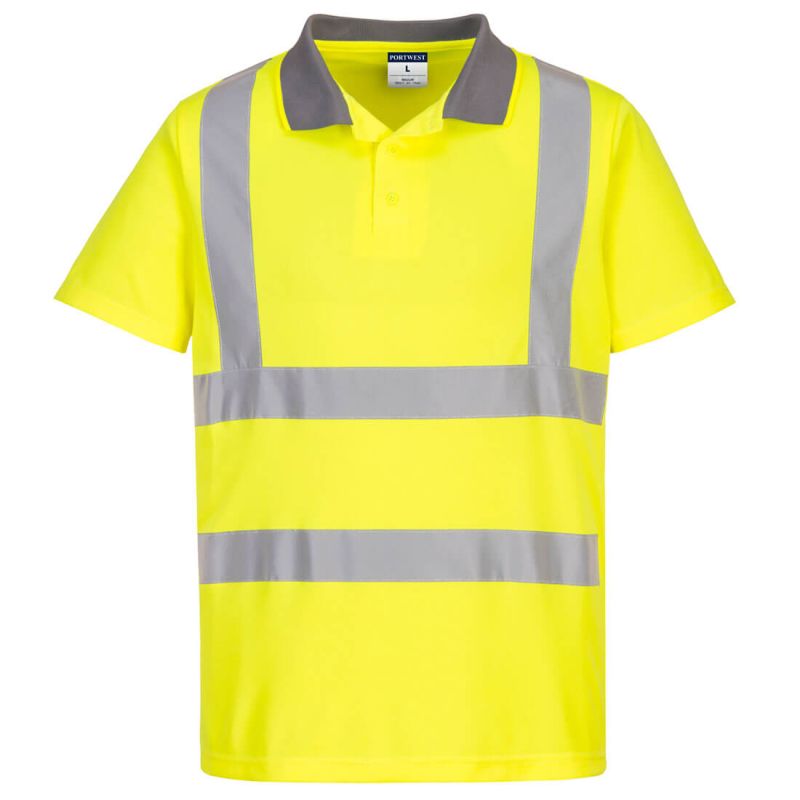 POLO ECO HAUTE VISIBILITÉ 100% poly oxford 300D end PU POLO ECO HAUTE VISIBILITÉ 100% poly oxford 300D end PU