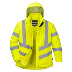 PARKA D'HIVER HAUTE VISIB FEM 65% Polyester