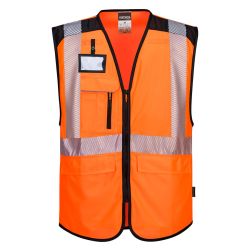  Gilet Multipoches haute-visib 65% Polyester