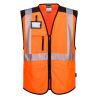  Gilet Multipoches haute-visib 65% Polyester