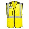  Gilet Multipoches haute-visib 65% Polyester