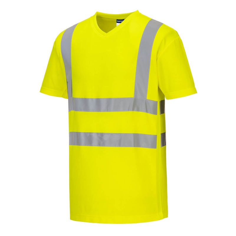 T-SHIRT COL V EMP LATÉRAUX MAILLE AÉRÉE T-SHIRT COL V EMP LATÉRAUX MAILLE AÉRÉE