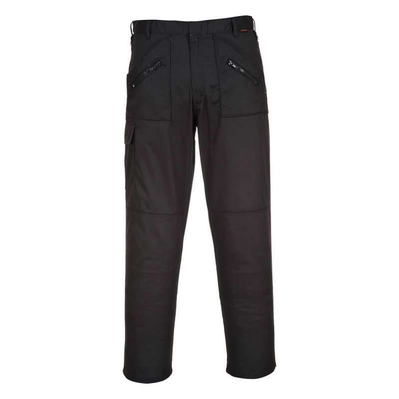 PANTALON ACTION STRETCH Cuir Bovin suédé PU/PU