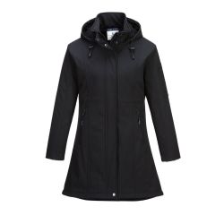 VESTE SOFTSHELL CARLA Cuir Bovin suédé PU/PU