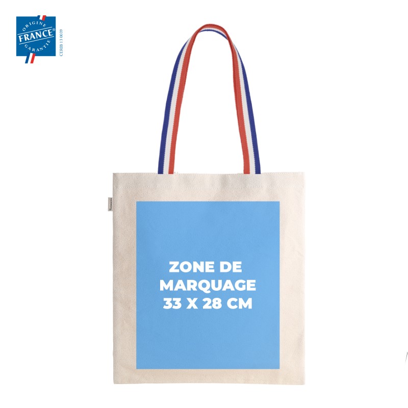 Totebag coton recyclé 220g certifié Origine France Garantie - Goodjour