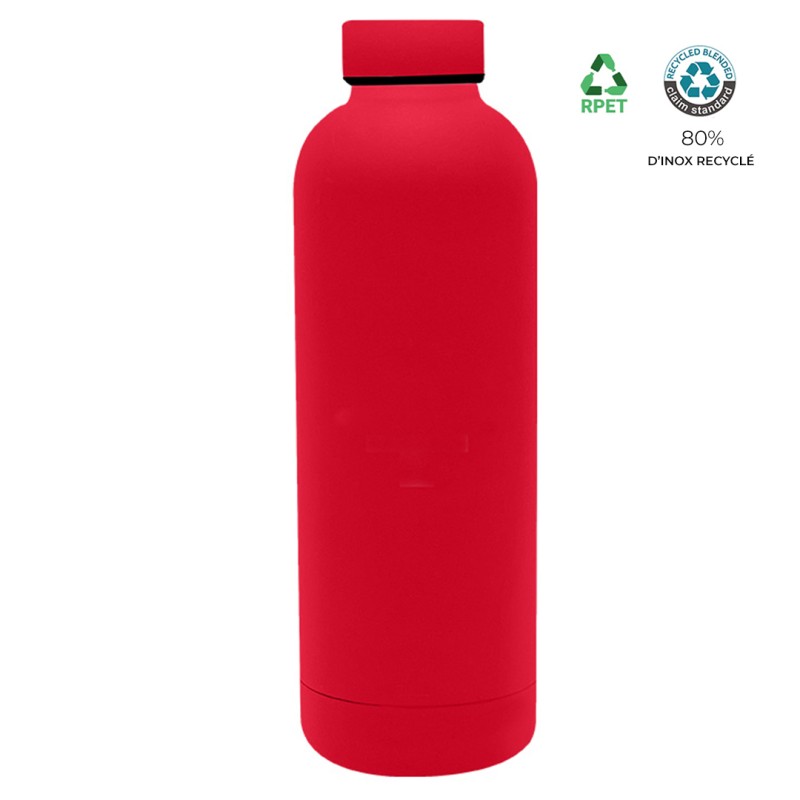 Bouteille isotherme 500ml Inox Certifié RCS