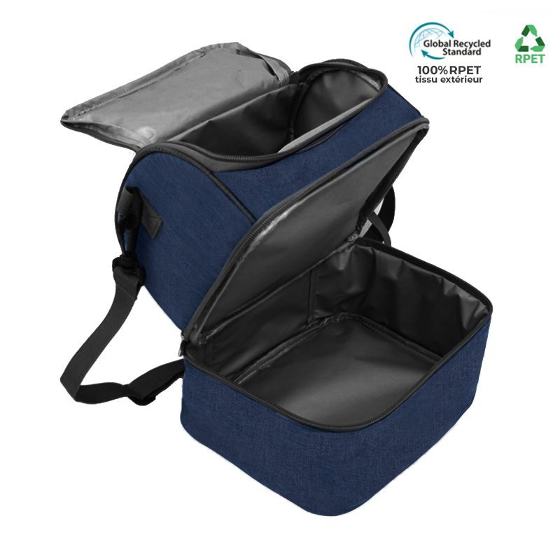 Mini sac isotherme recyclé - Pique-nique - travail - bureau