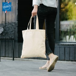 Totebag pliable coton/jute Certifié Origine France garantie