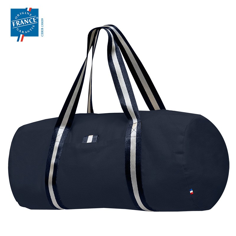 Sac polochon coton recyclé Certifié Origine France garantie