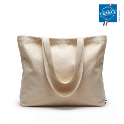 Totebag coton recyclé 210G Certifié Origine France garantie