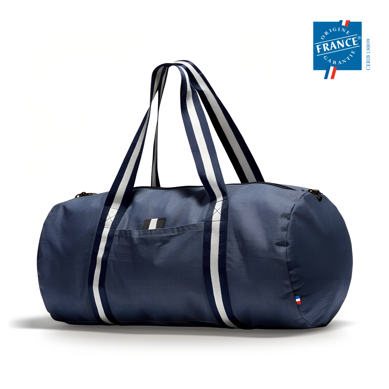 Sac polochon coton recyclé Certifié Origine France garantie