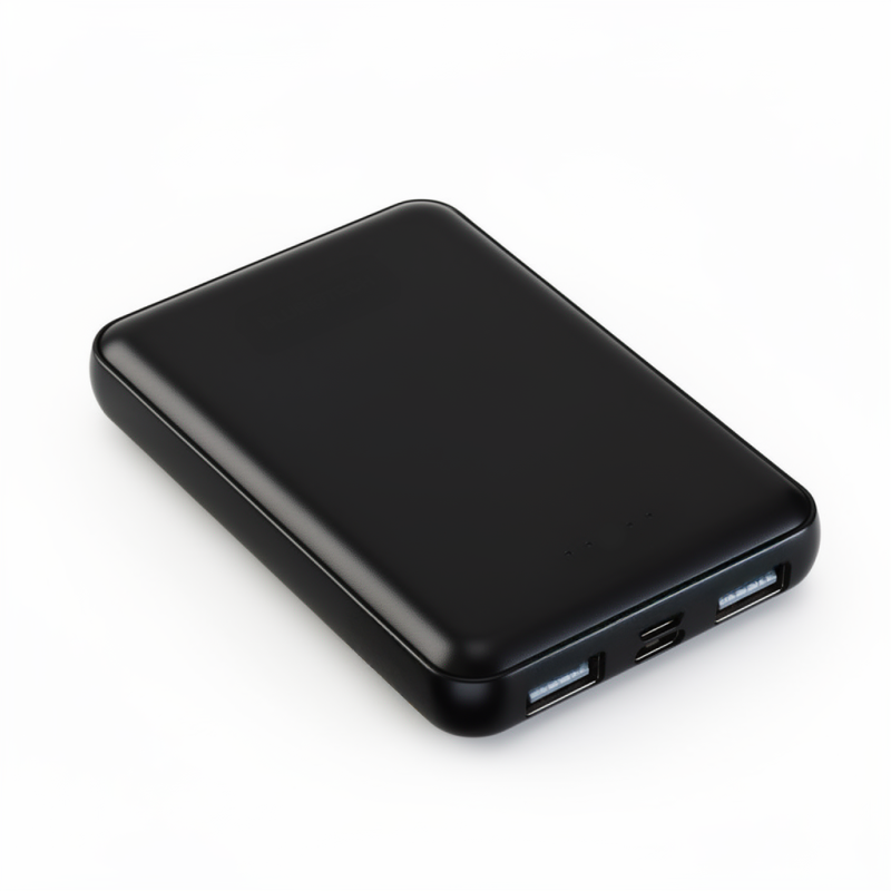 Batterie de secours RPET avec LED 5 000mAh - BLUETECH