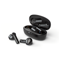 Ecouteurs Bluetooth ABS recyclé et bambou FSC - BLUETECH