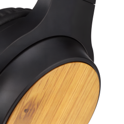 Casque Bluetooth ABS recyclé et bambou FSC - BLUETECH