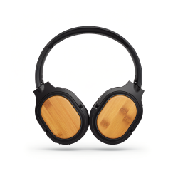 Casque Bluetooth ABS recyclé et bambou FSC - BLUETECH