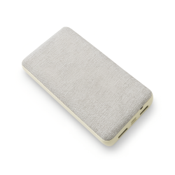 Batterie de secours RPET & chanvre organique 10 000mAh - BLUETECH