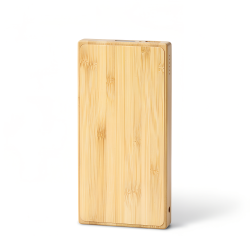 Batterie de secours solaire bambou FSC  8000mAh - BLUETECH