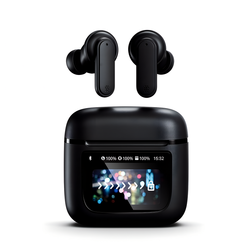 Ecouteurs BT avec écran LCD anti-bruit