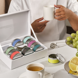 La Collection A. Ducasse bio - Coffret 8 miniatures + cuillère - 143gr - KUSMI TEA