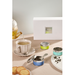 La Collection A. Ducasse bio - Coffret 8 miniatures + cuillère - 143gr - KUSMI TEA