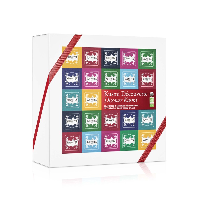 Kusmi Découverte bio  - Coffret 45 sachets enveloppés - 90 gr - KUSMI TEA