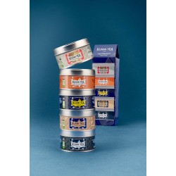 Les Thés Noirs bio - Assortiment de 5 boîtes métal - 100 gr - KUSMI TEA