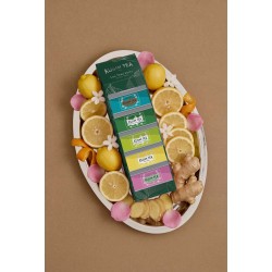 Les Thés verts bio - Assortiment de 5 boîtes métal - 100gr - KUSMI TEA