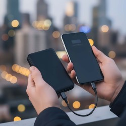Batterie de secours RPET avec LED 5 000mAh - BLAUPUNKT