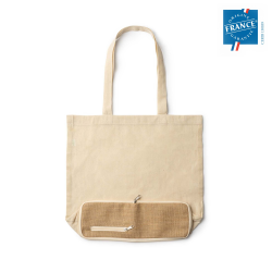 Totebag pliable coton/jute Certifié Origine France Garantie - GOODJOUR