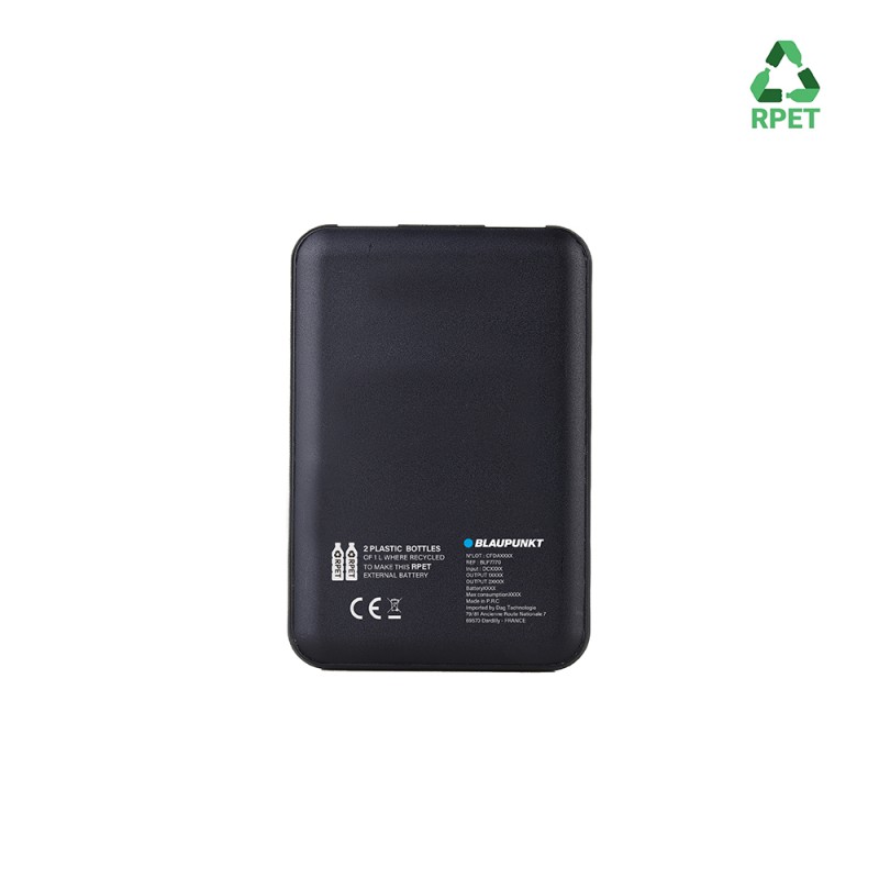 Batterie de secours RPET 5 000mAh - BLAUPUNKT