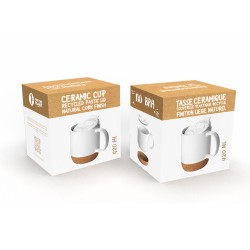 Tasse en céramique finition liège - ENVIRONNEMENT & NATURE