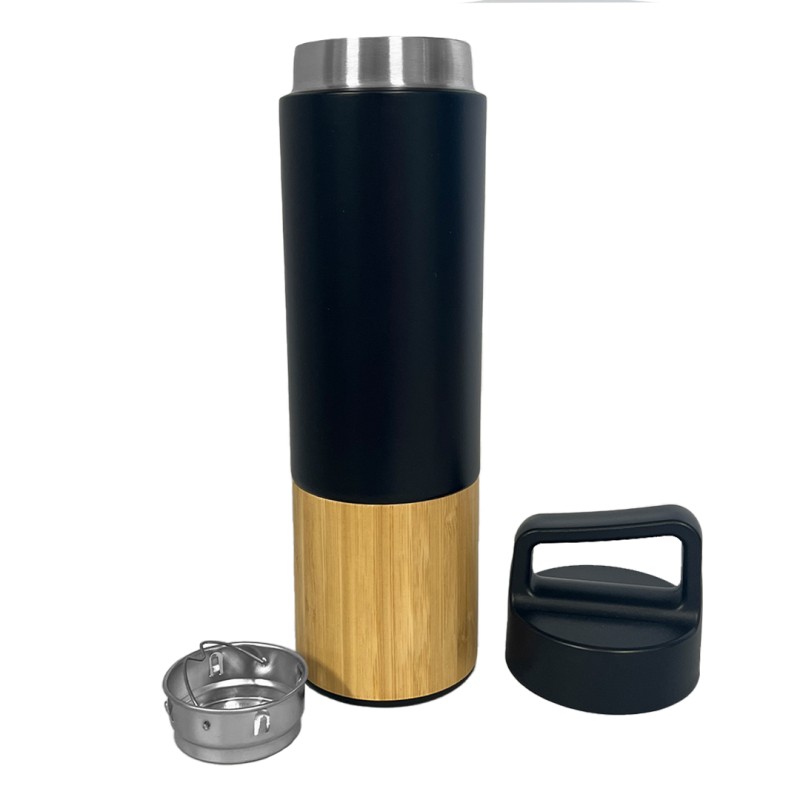 NEUF MUG ISOTHERME MARQUE KOZIOL ORGANIC FORME COMPACTE 100% RECYCLABLE 400ml