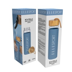 Bouteille verre et bambou 500mL - ELLE SPORT