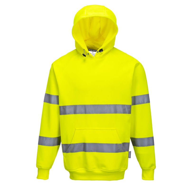 Sweatshirt Hi-Vis à capuche Sweatshirt Hi-Vis à capuche