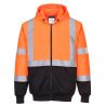 Sweat Hi-Vis bicolore zippé