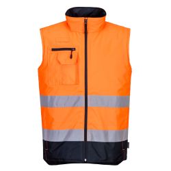 Gilet bodywarmer HV bicolore